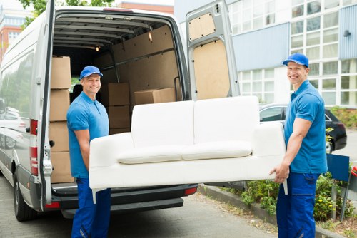 People exploring storage solutions and organised space at Selsdon Storage