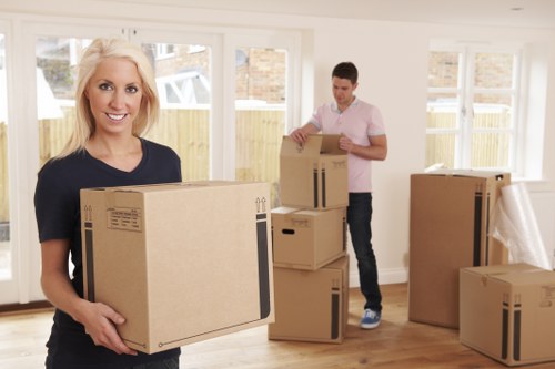 Organised storage boxes and furniture in a Selsdon unit