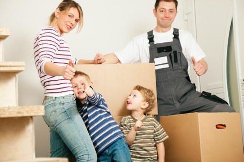 Cubic-yard rate example for boxes and furniture storage